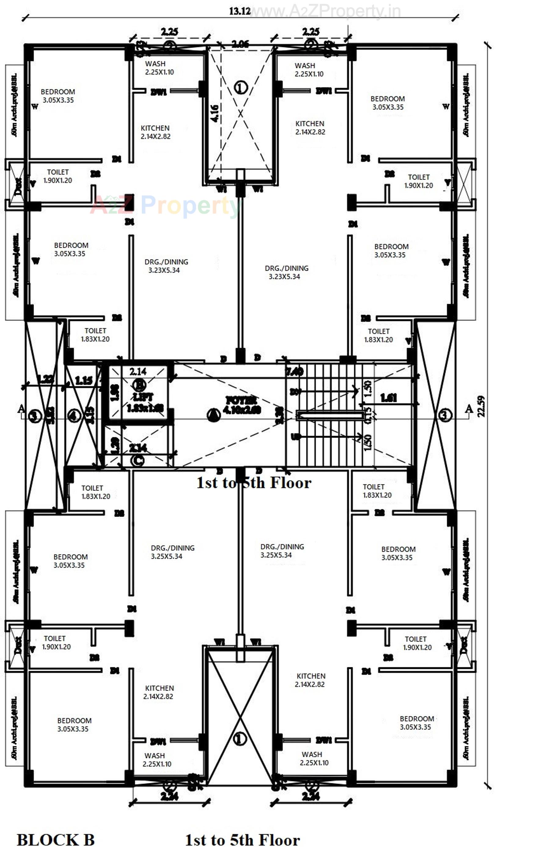Layout of real estate project Shivaan Shilp located at Bavala, Ahmedabad, Gujarat
