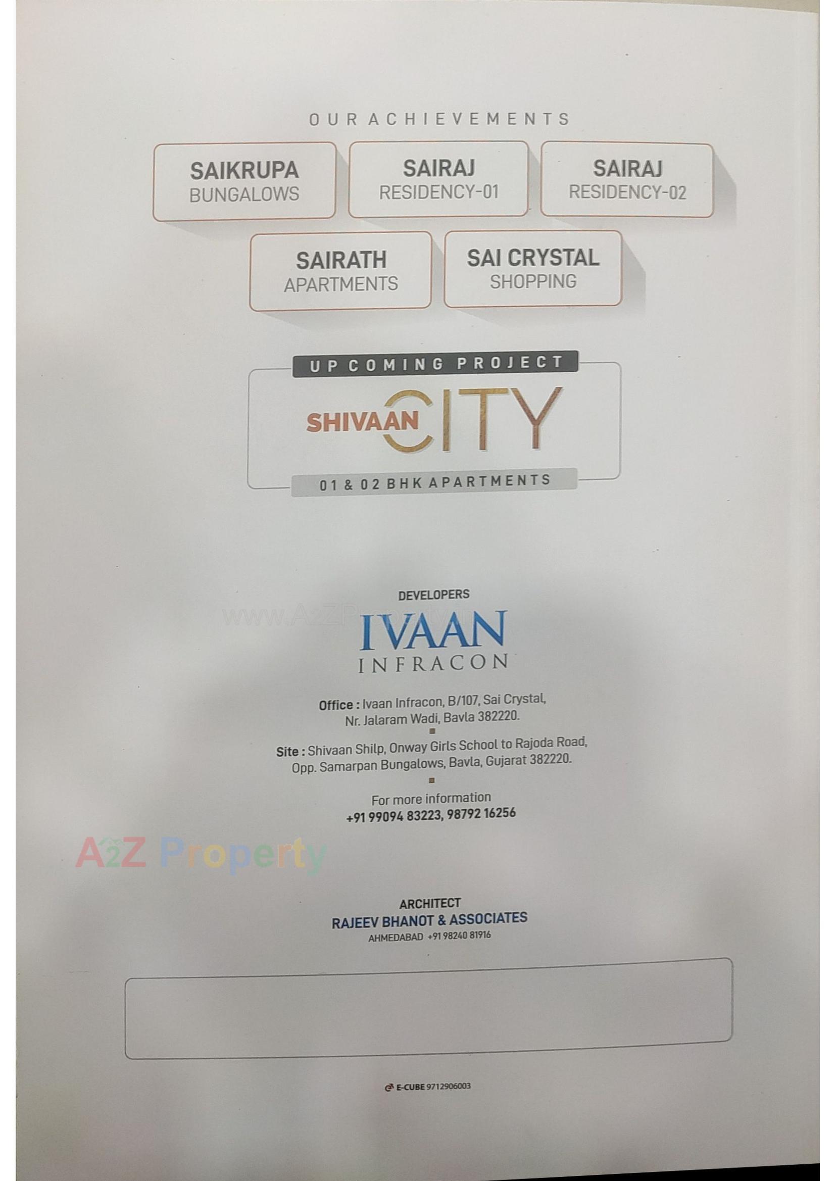  of real estate project Shivaan Shilp located at Bavala, Ahmedabad, Gujarat