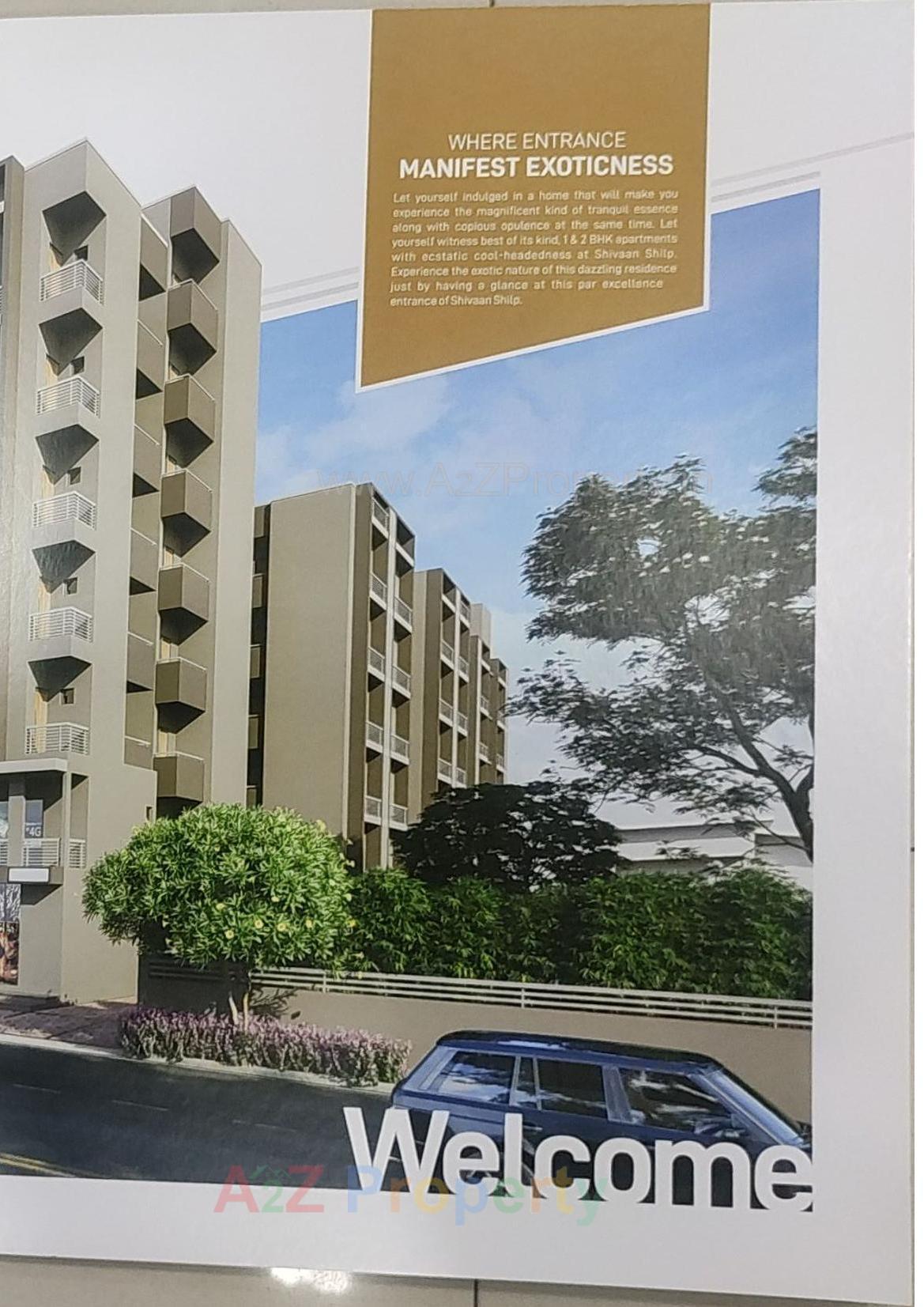 3D Elevation of real estate project Shivaan Shilp located at Bavala, Ahmedabad, Gujarat