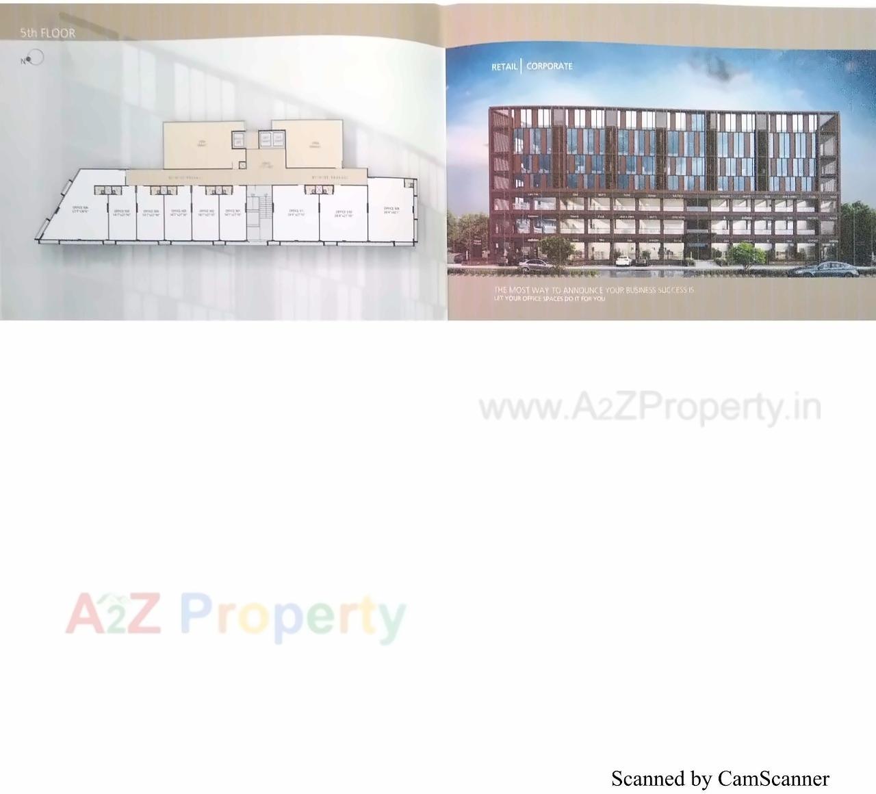 Layout of real estate project Shivaay Enclave located at Saijpur, Ahmedabad, Gujarat