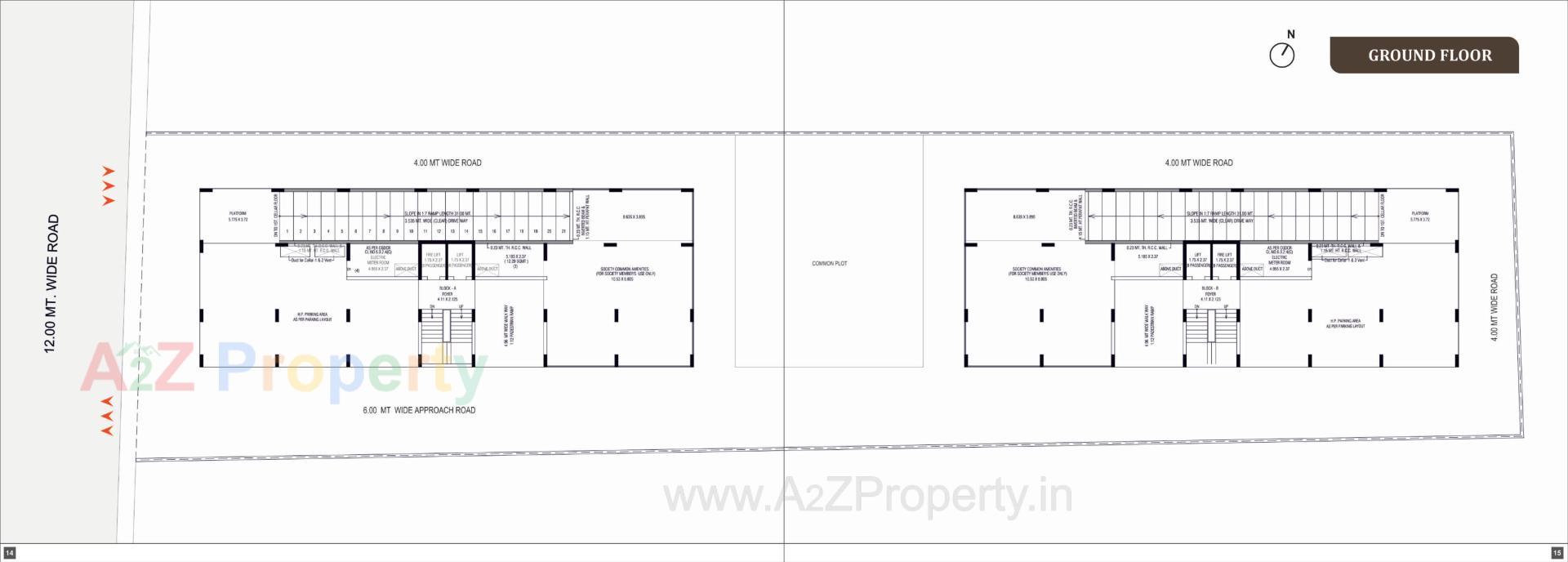 Layout of real estate project Shivalay located at Ahmedabad, Ahmedabad, Gujarat