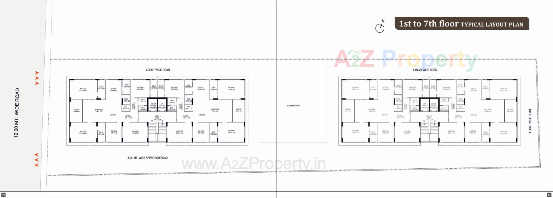 Layout of real estate project Shivalay located at Ahmedabad, Ahmedabad, Gujarat