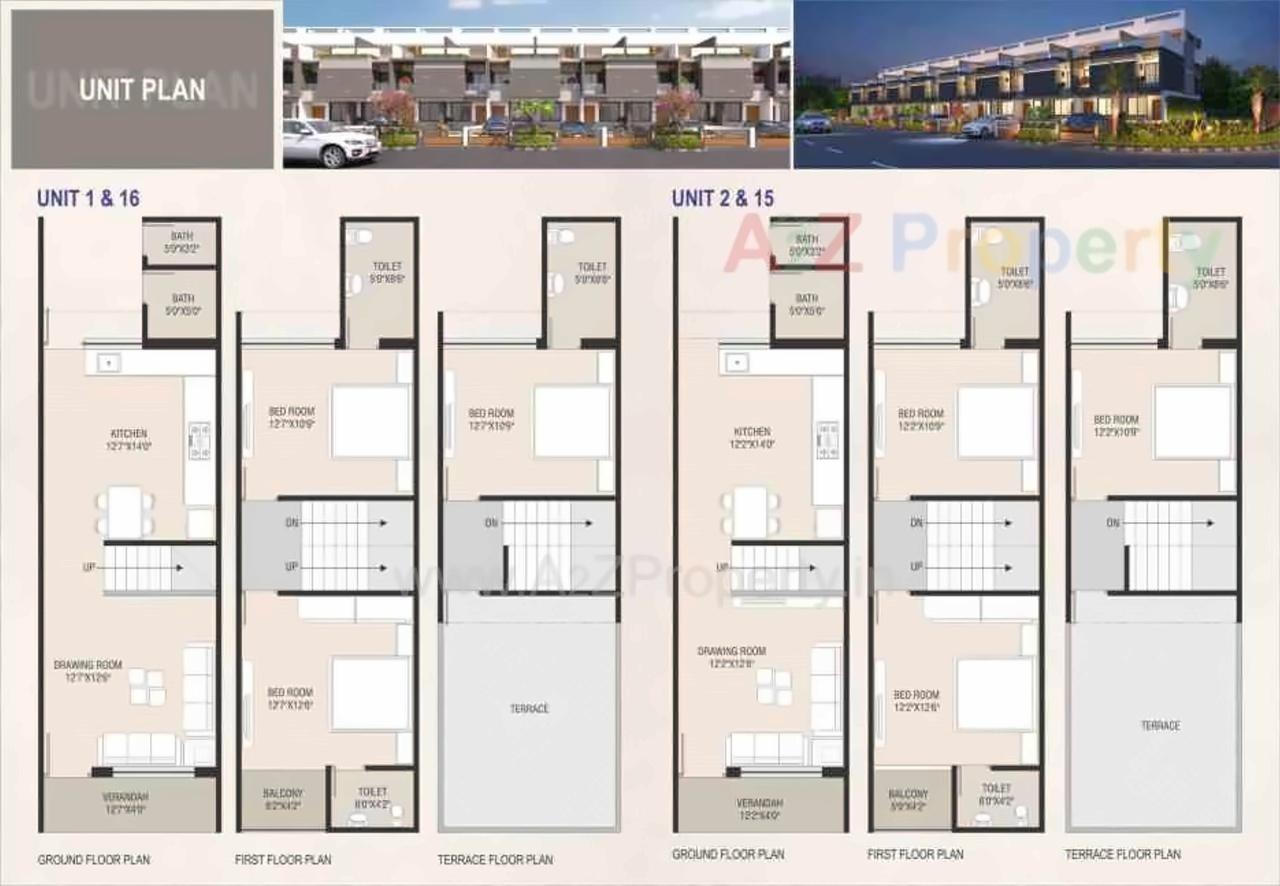 Layout of real estate project Shivalay Duplex located at Singrva, Ahmedabad, Gujarat