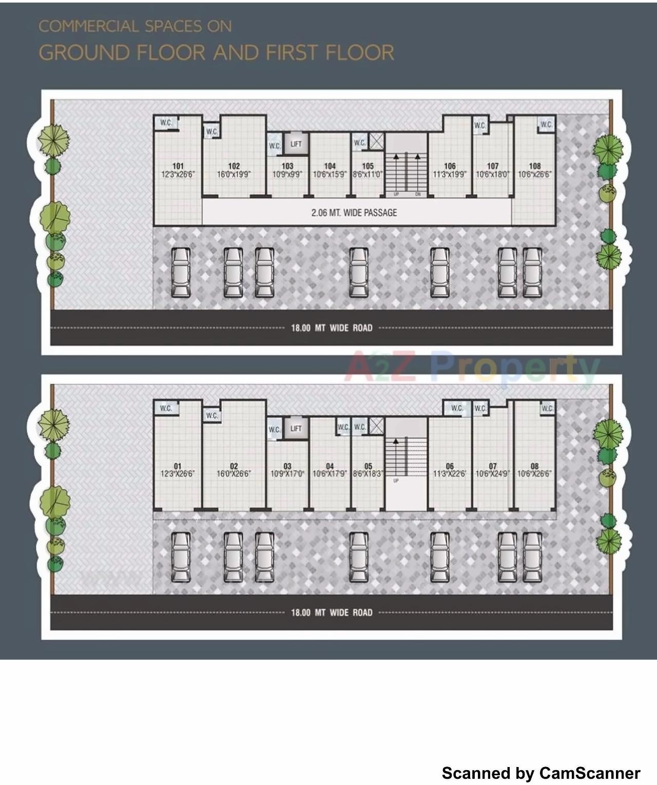Layout of real estate project Shivalay Gold located at Nikol, Ahmedabad, Gujarat