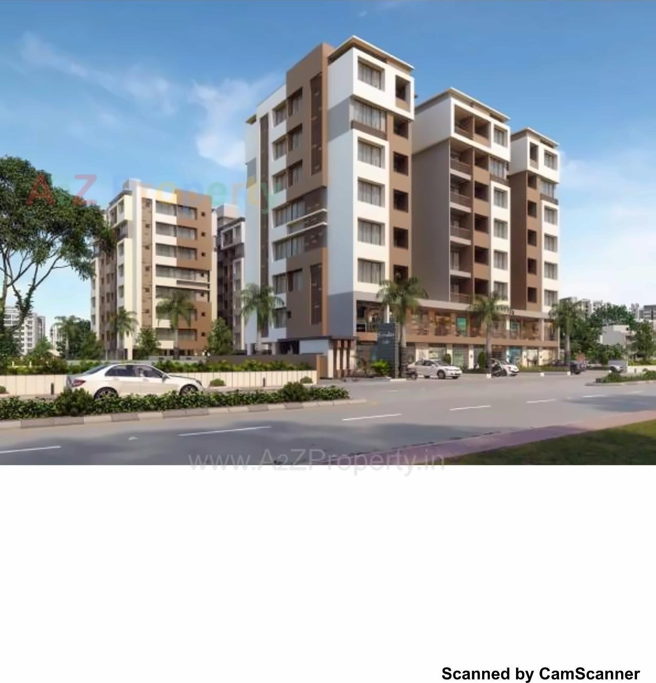 3D Elevation of real estate project Shivalay Gold located at Nikol, Ahmedabad, Gujarat