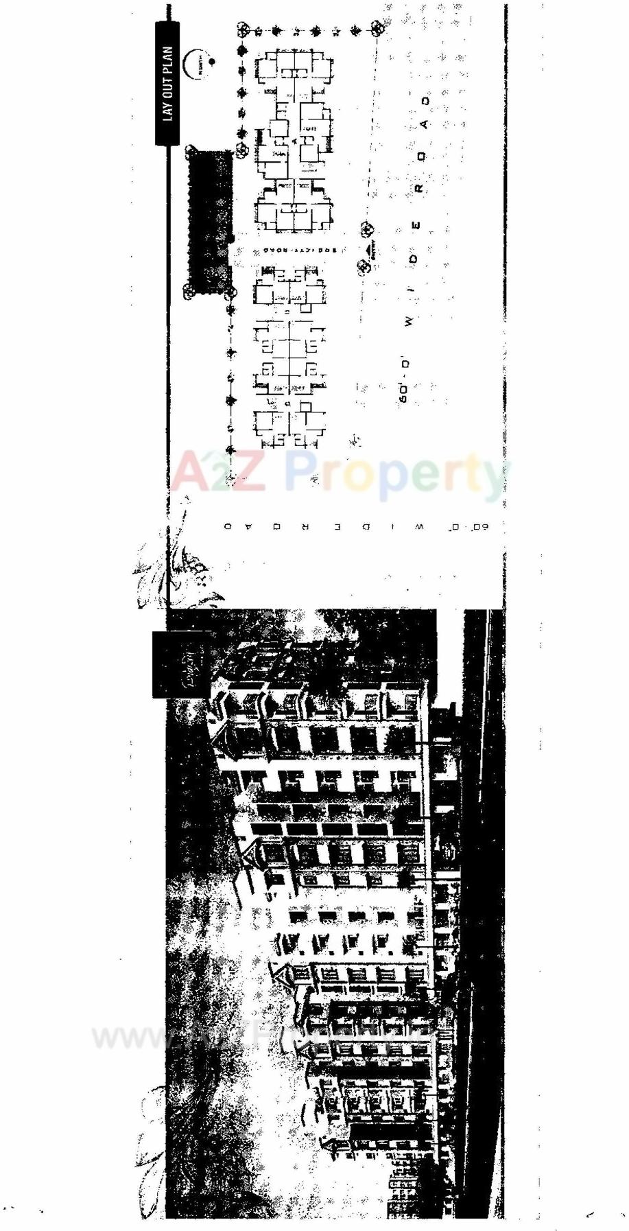 Layout of real estate project Shivalay Heritage located at Singrva, Ahmedabad, Gujarat