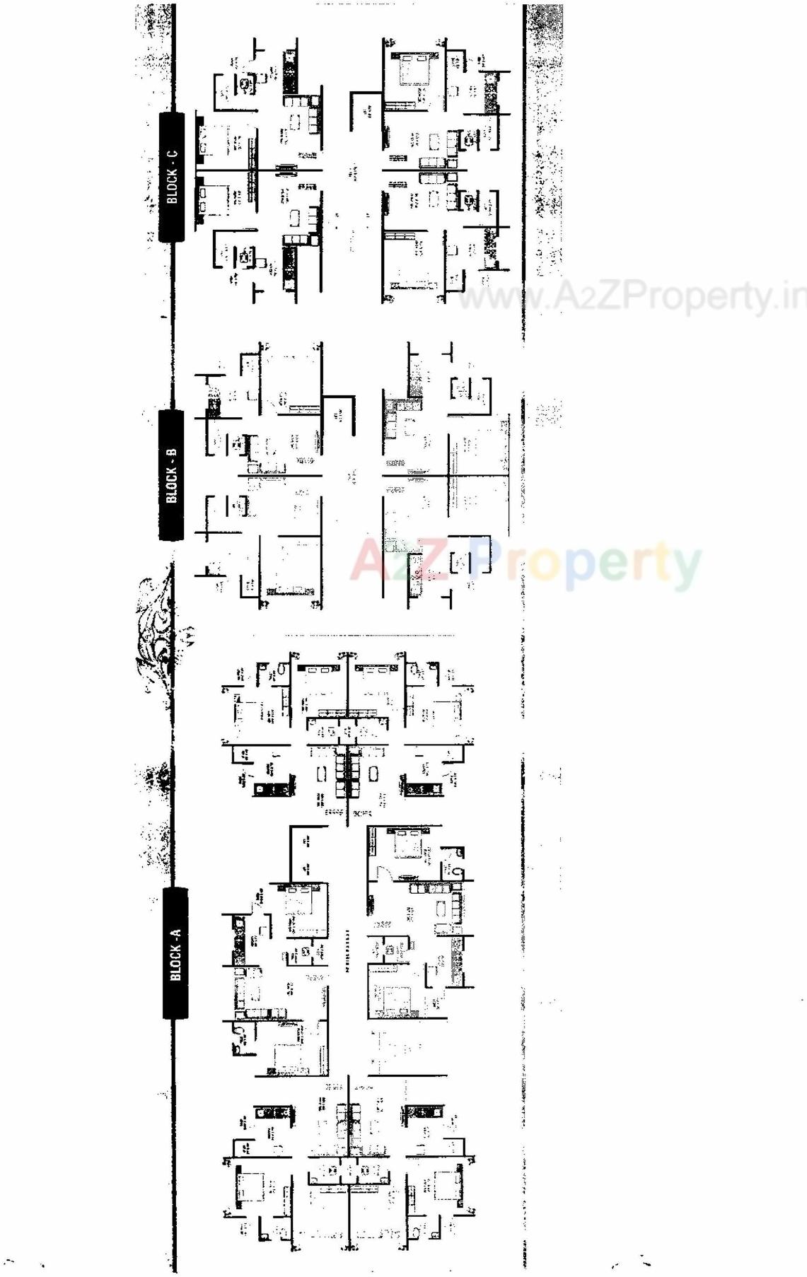 Layout of real estate project Shivalay Heritage located at Singrva, Ahmedabad, Gujarat