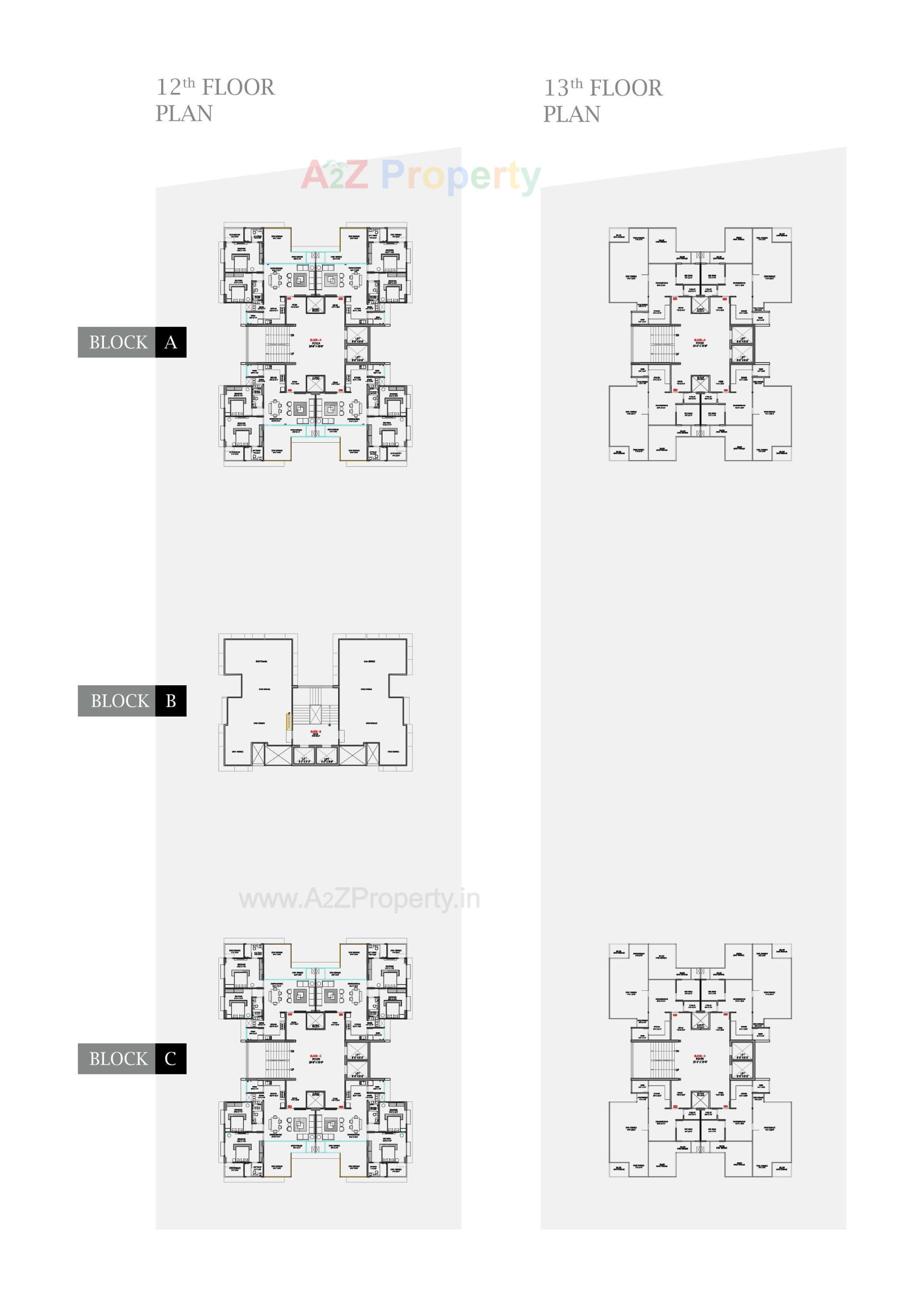 Layout of real estate project Shivalay Sattva located at Shilaj, Ahmedabad, Gujarat