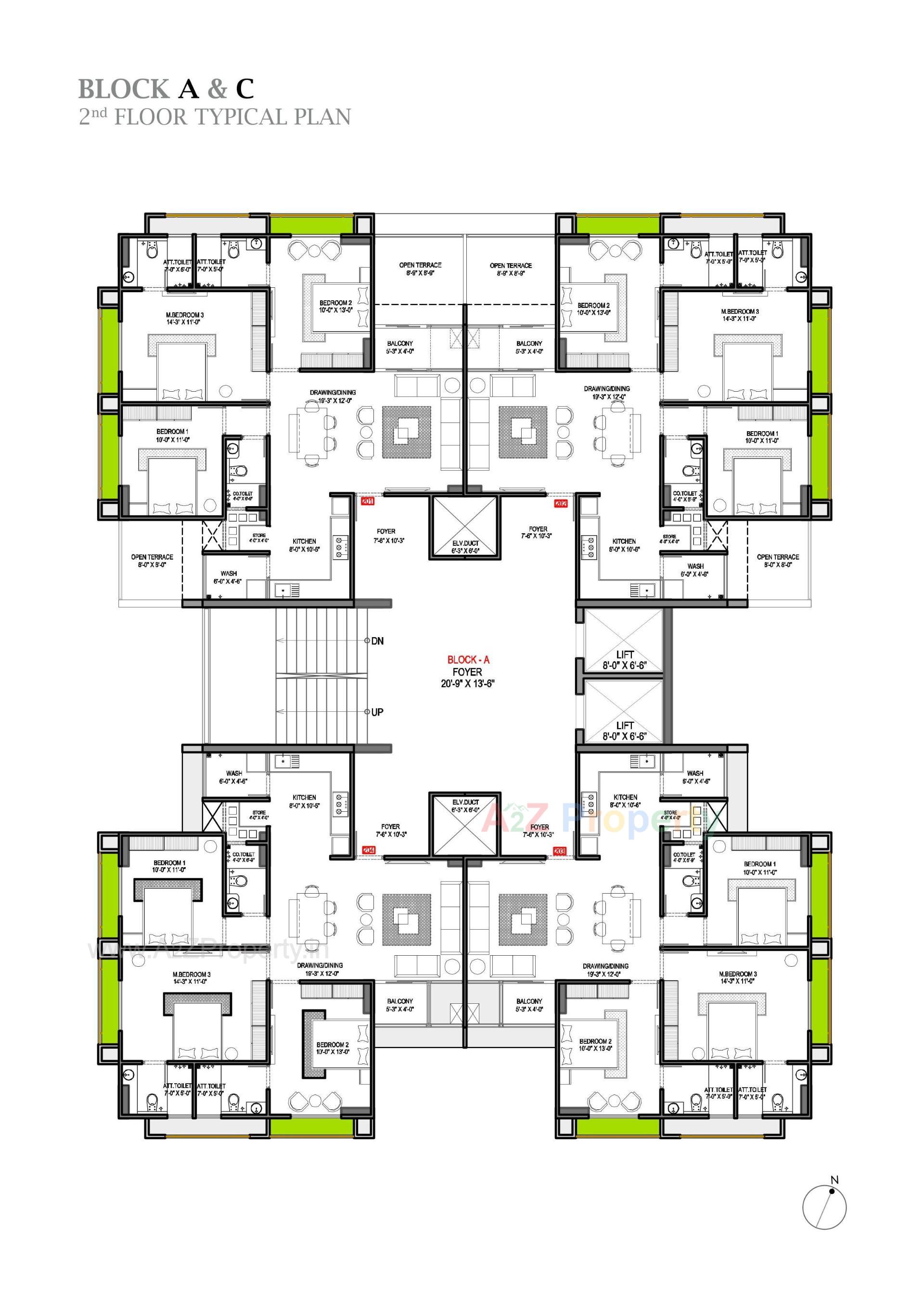 Layout of real estate project Shivalay Sattva located at Shilaj, Ahmedabad, Gujarat