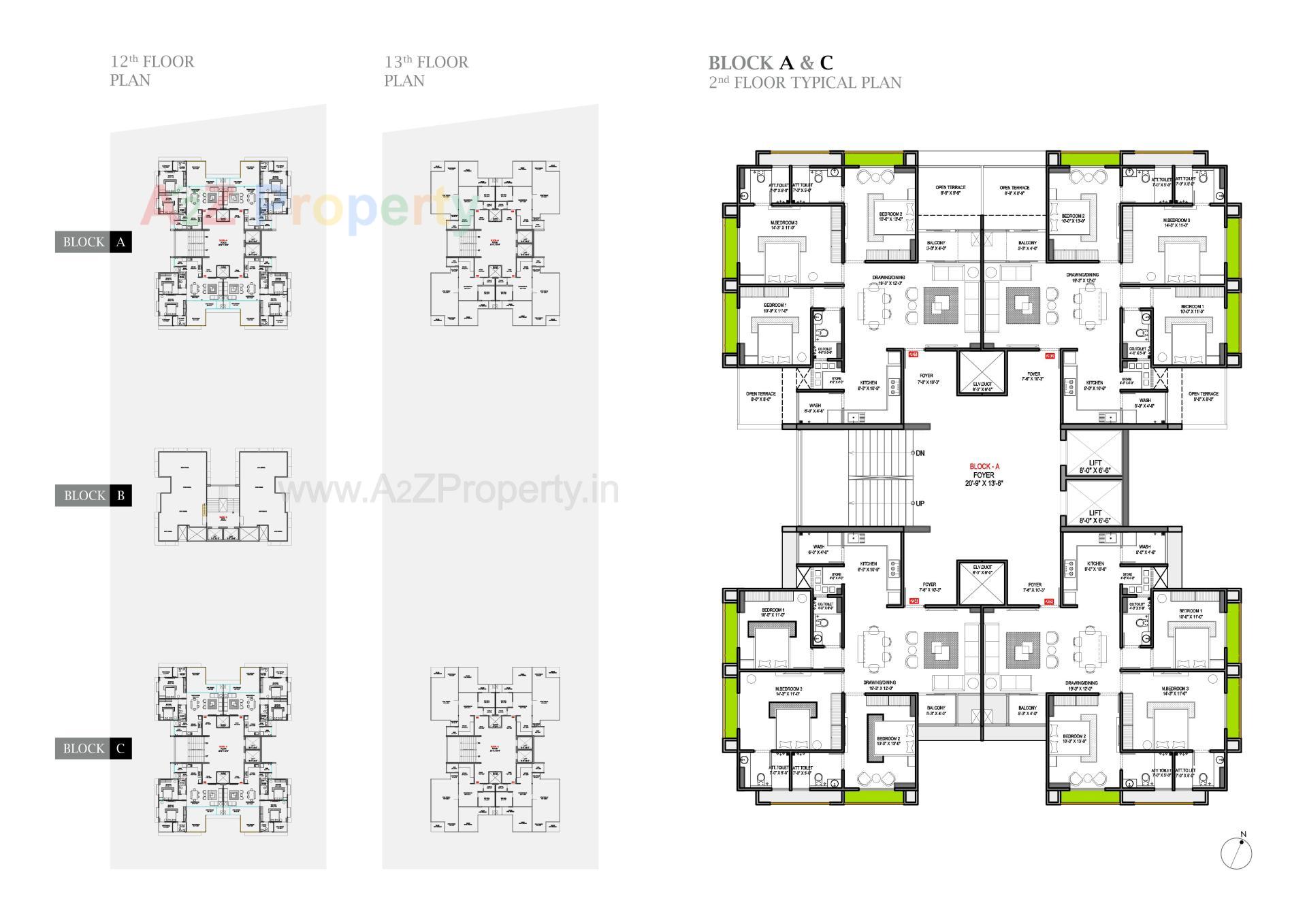 Layout of real estate project Shivalay Sattva located at Shilaj, Ahmedabad, Gujarat