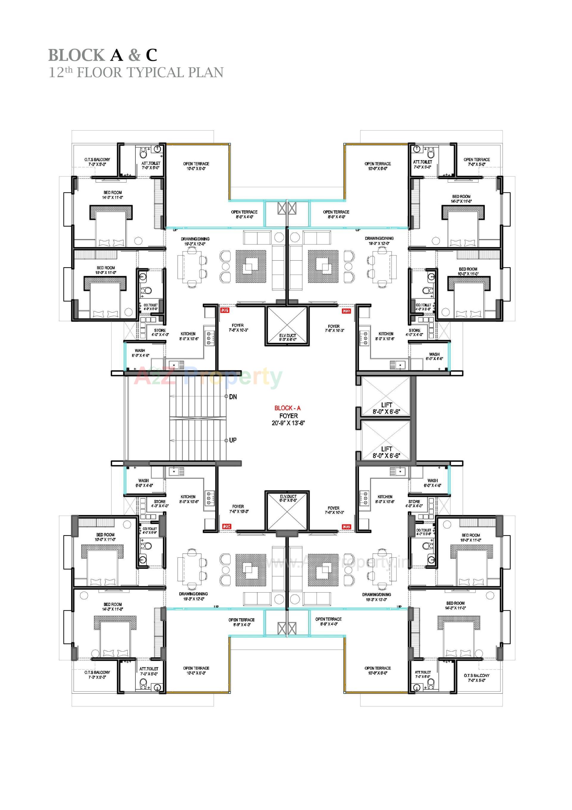 Layout of real estate project Shivalay Sattva located at Shilaj, Ahmedabad, Gujarat