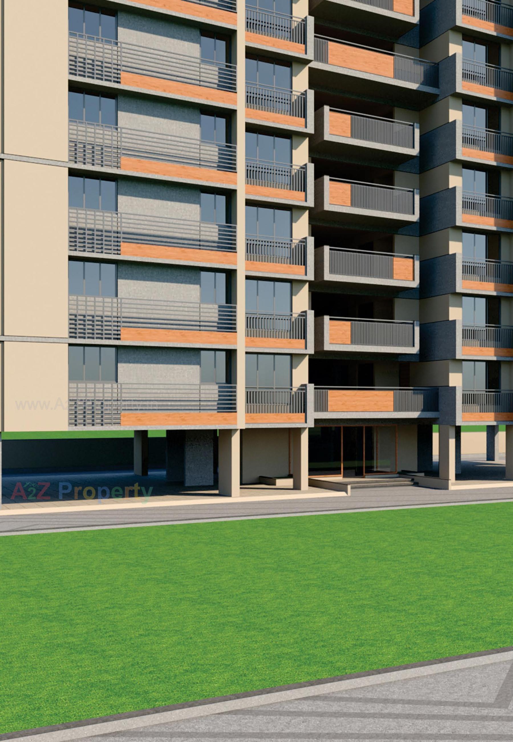 3D Elevation of real estate project Shivalay Shikhar located at Shilaj, Ahmedabad, Gujarat