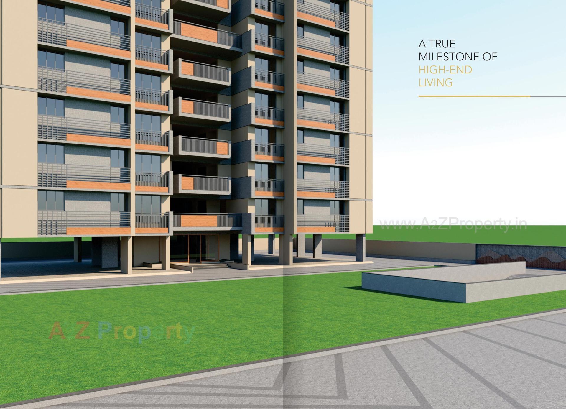 3D Elevation of real estate project Shivalay Shikhar located at Shilaj, Ahmedabad, Gujarat