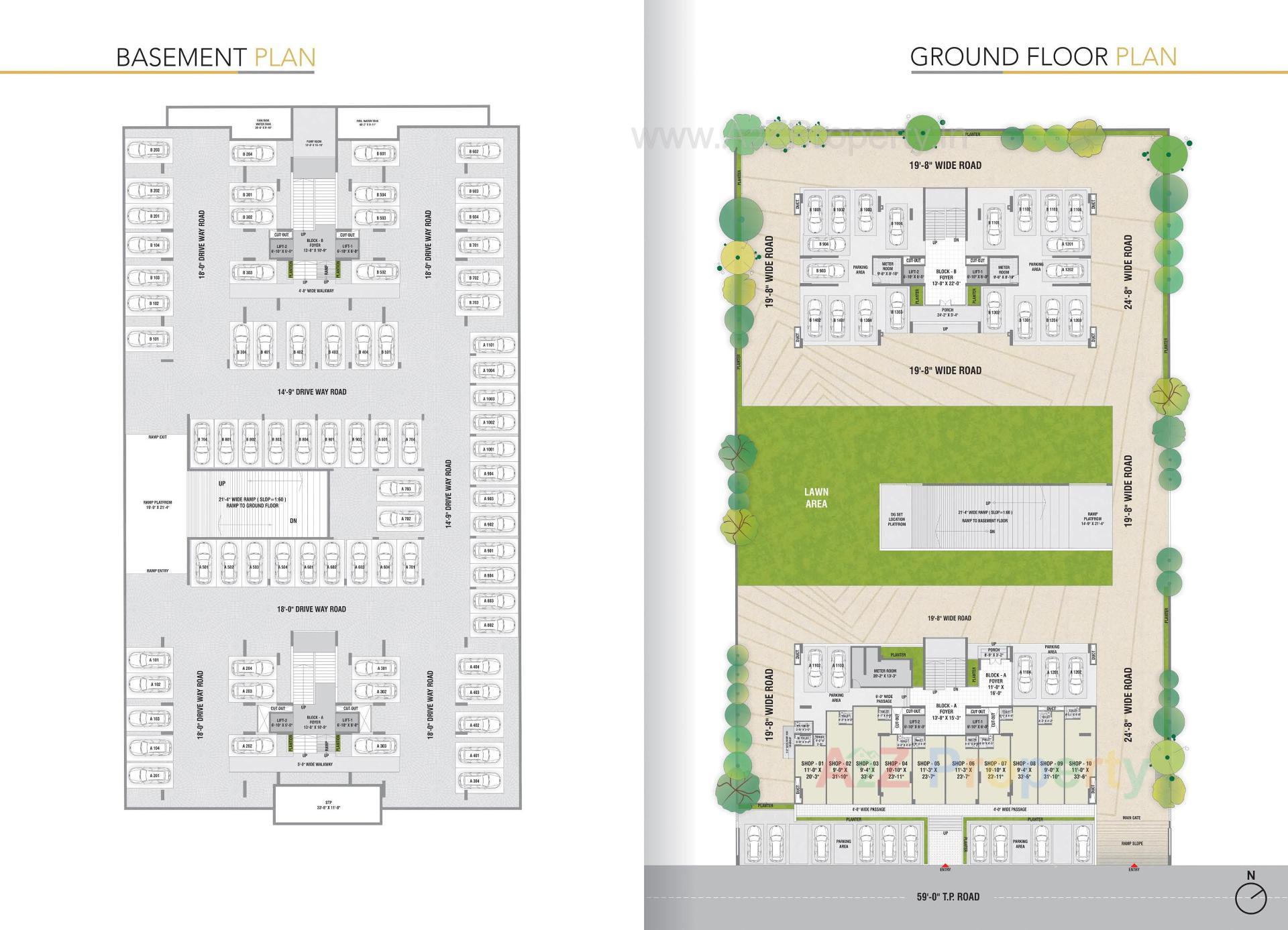 Layout of real estate project Shivalay Shikhar located at Shilaj, Ahmedabad, Gujarat