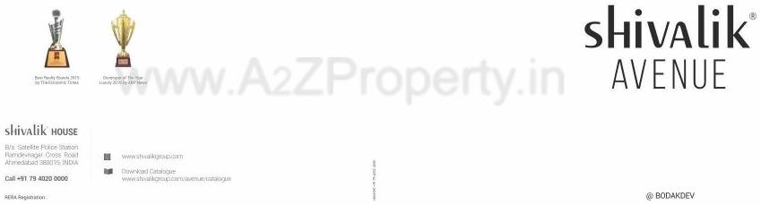  of real estate project Shivalik Avenue located at Bodakdev, Ahmedabad, Gujarat