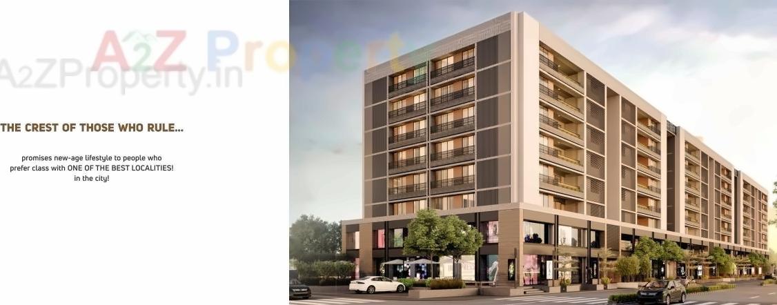 3D Elevation of real estate project Shivalik Avenue located at Bodakdev, Ahmedabad, Gujarat