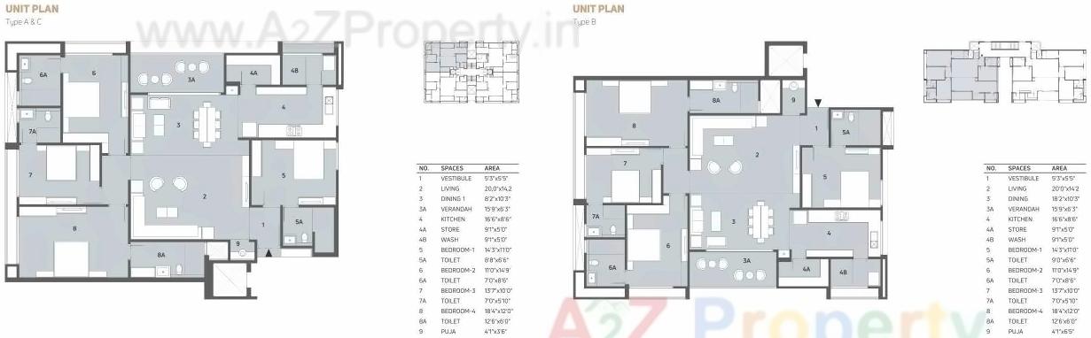 Layout of real estate project Shivalik Avenue located at Bodakdev, Ahmedabad, Gujarat