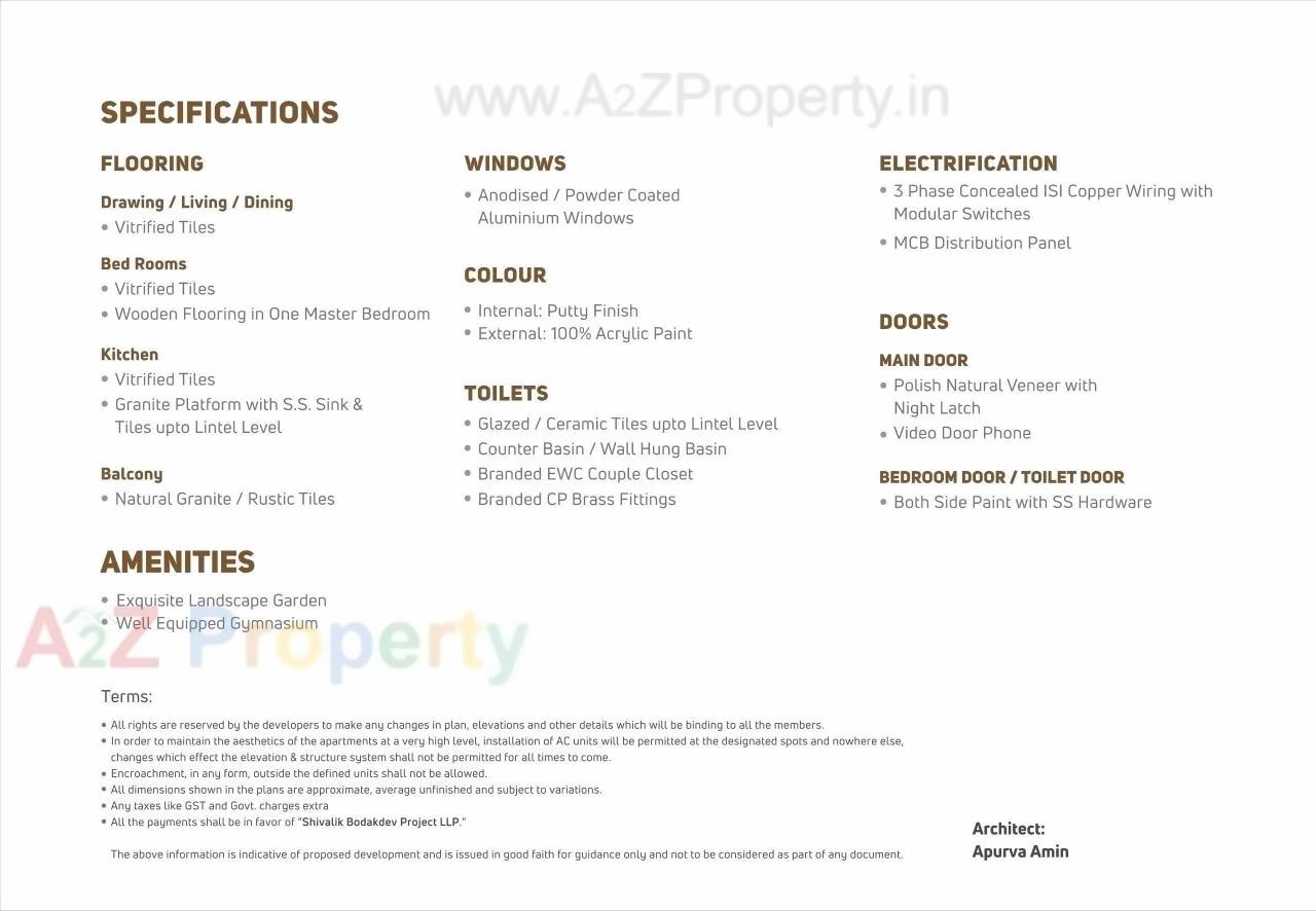 Project Specifications