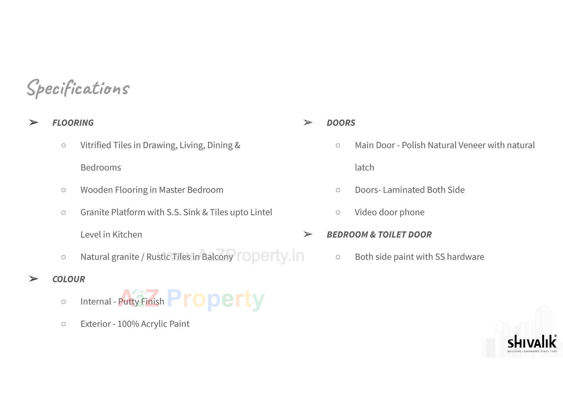  of real estate project Shivalik Edge located at Ambali, Ahmedabad, Gujarat