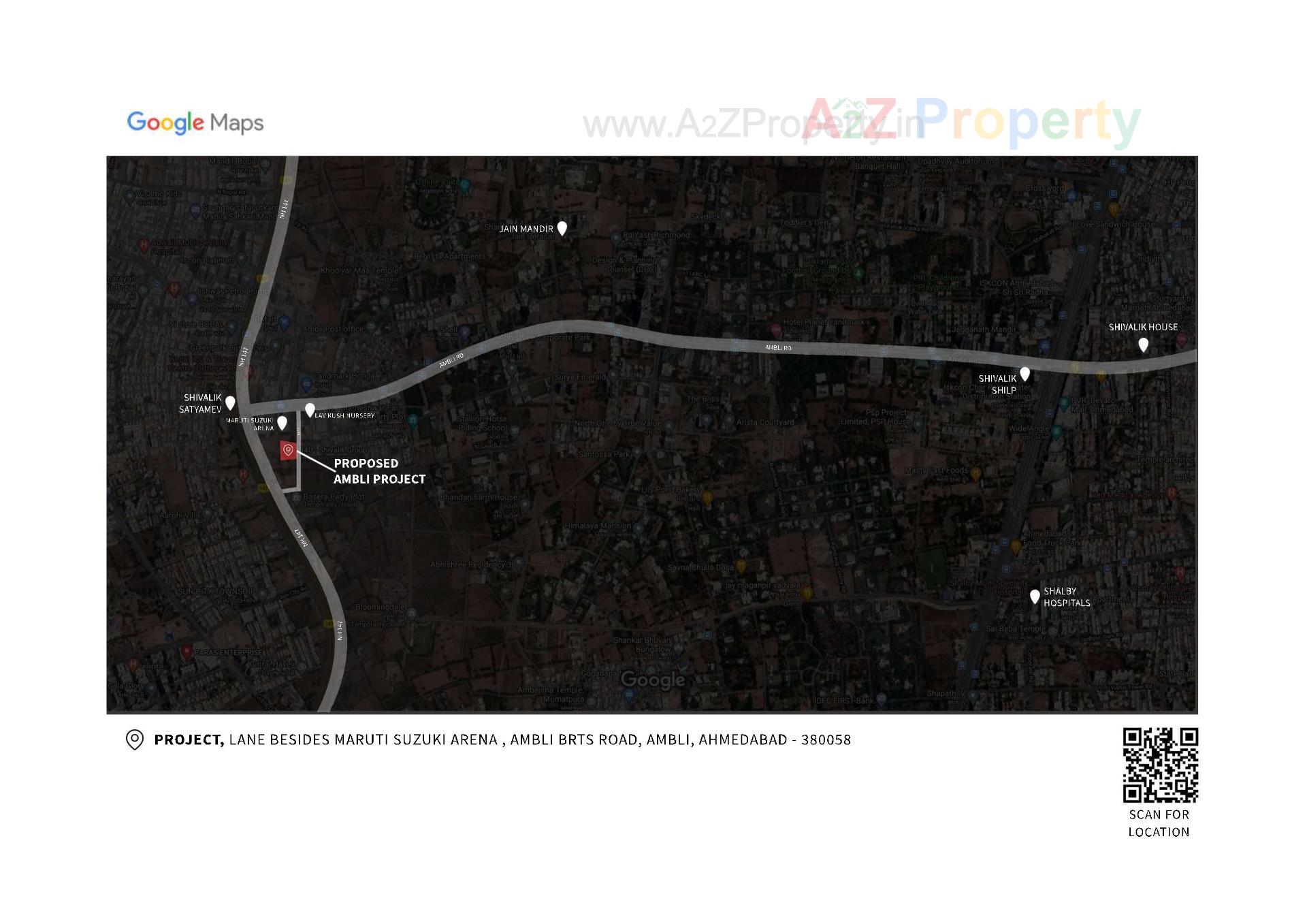  of real estate project Shivalik Edge located at Ambali, Ahmedabad, Gujarat