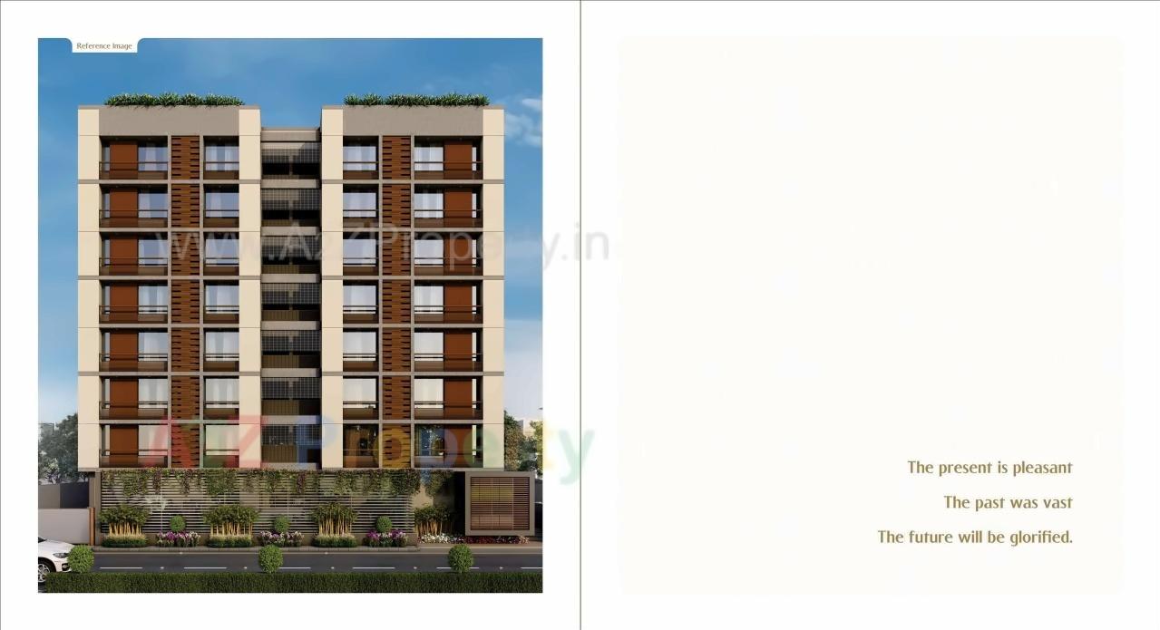 3D Elevation of real estate project Shivalik Legacy located at City, Ahmedabad, Gujarat
