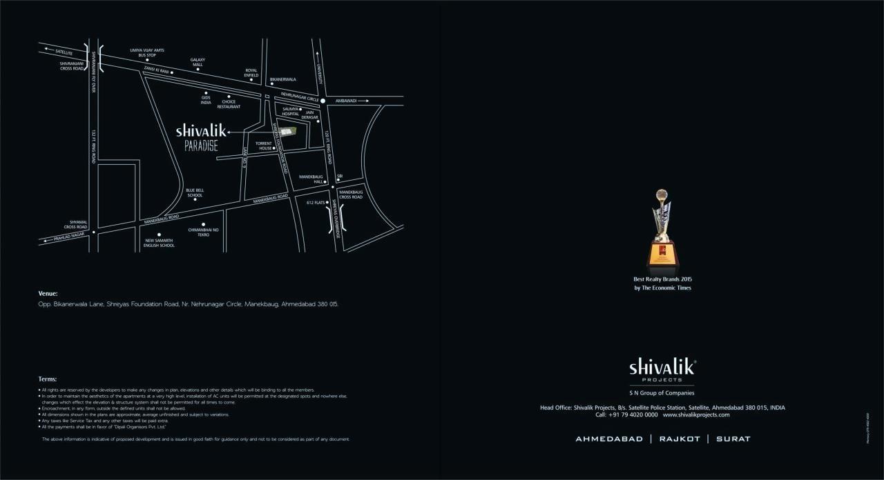  of real estate project Shivalik Paradise located at City, Ahmedabad, Gujarat
