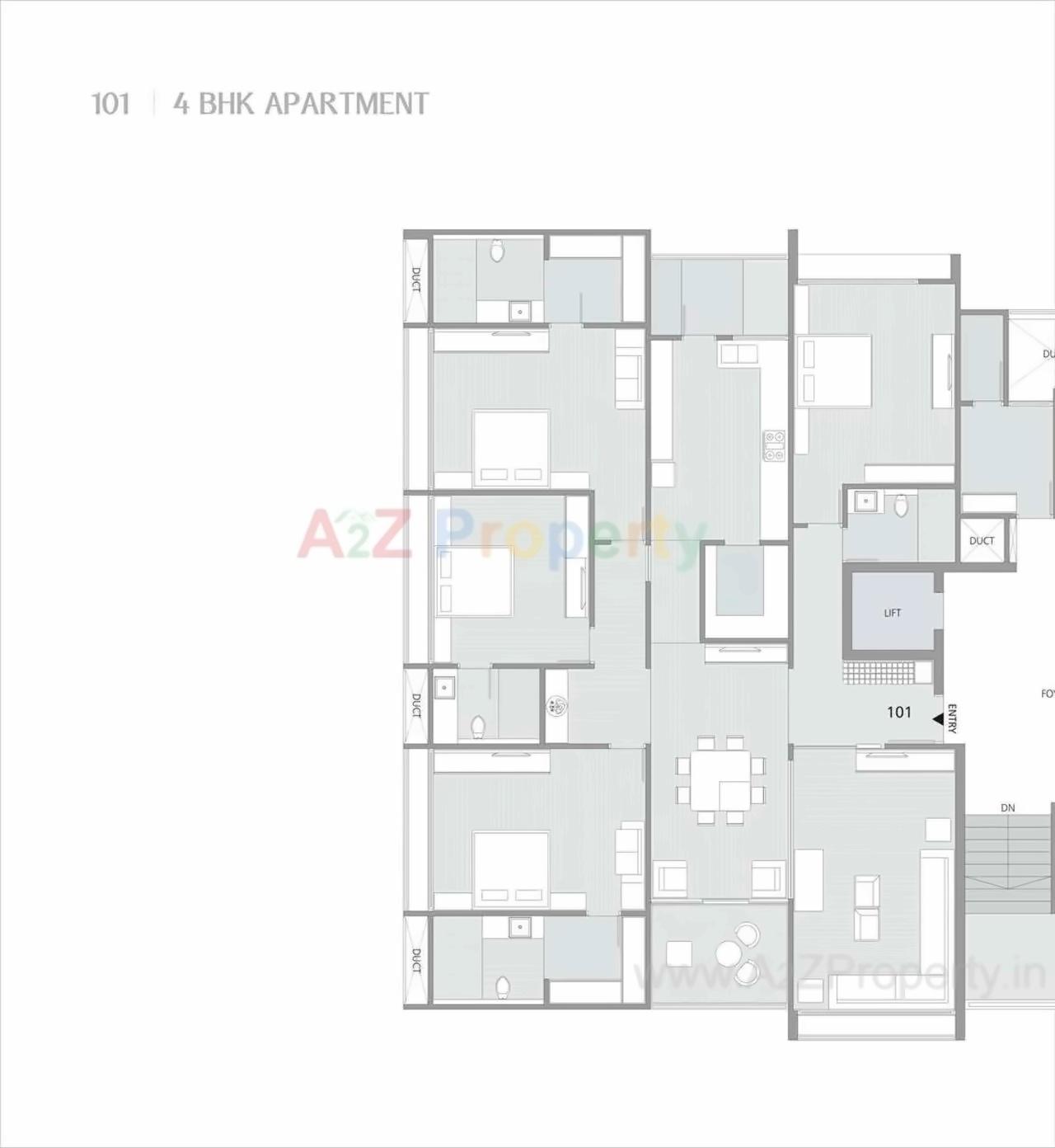 Layout of real estate project Shivalik Paradise located at City, Ahmedabad, Gujarat