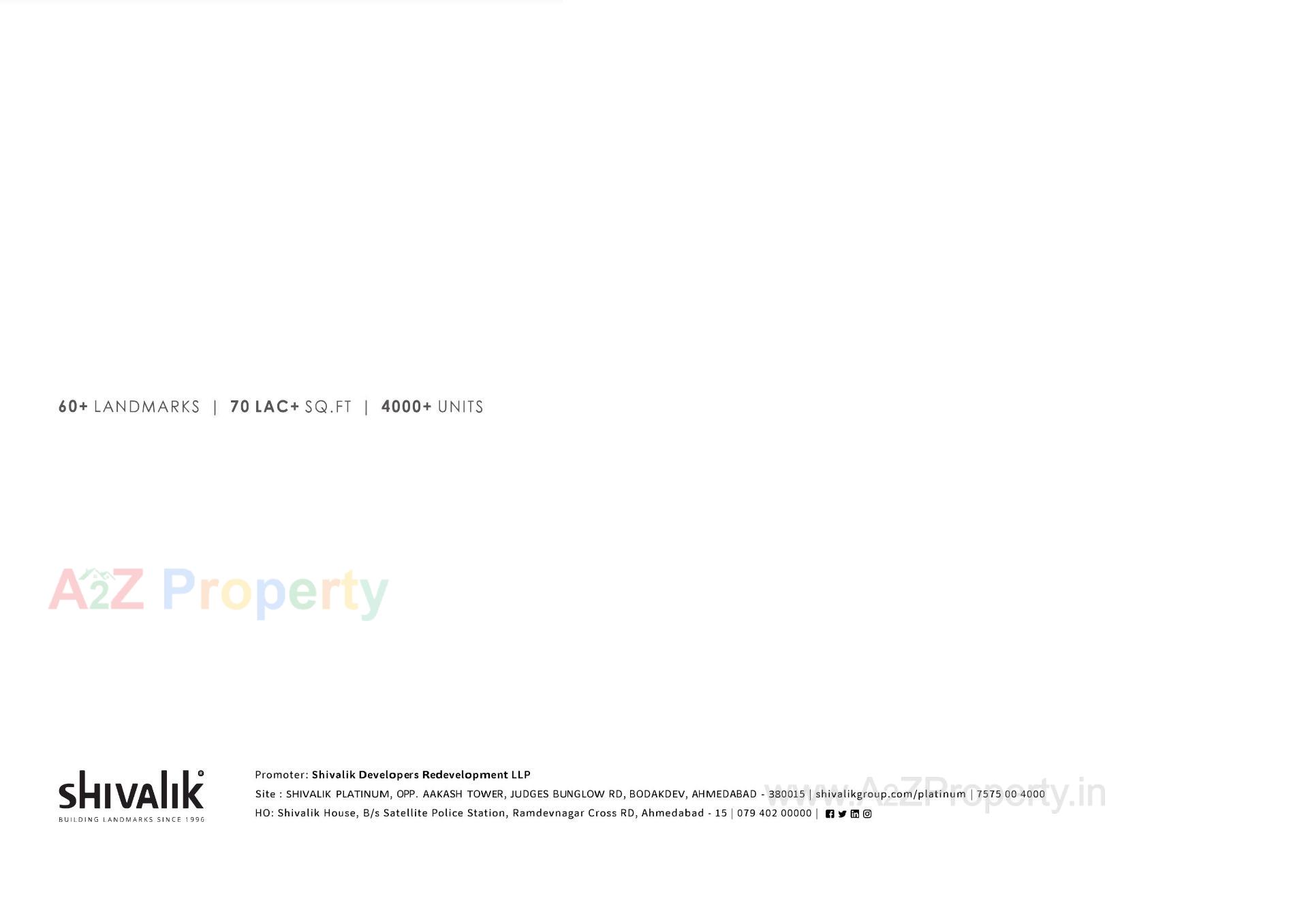  of real estate project Shivalik Platinum located at Bodakdev, Ahmedabad, Gujarat