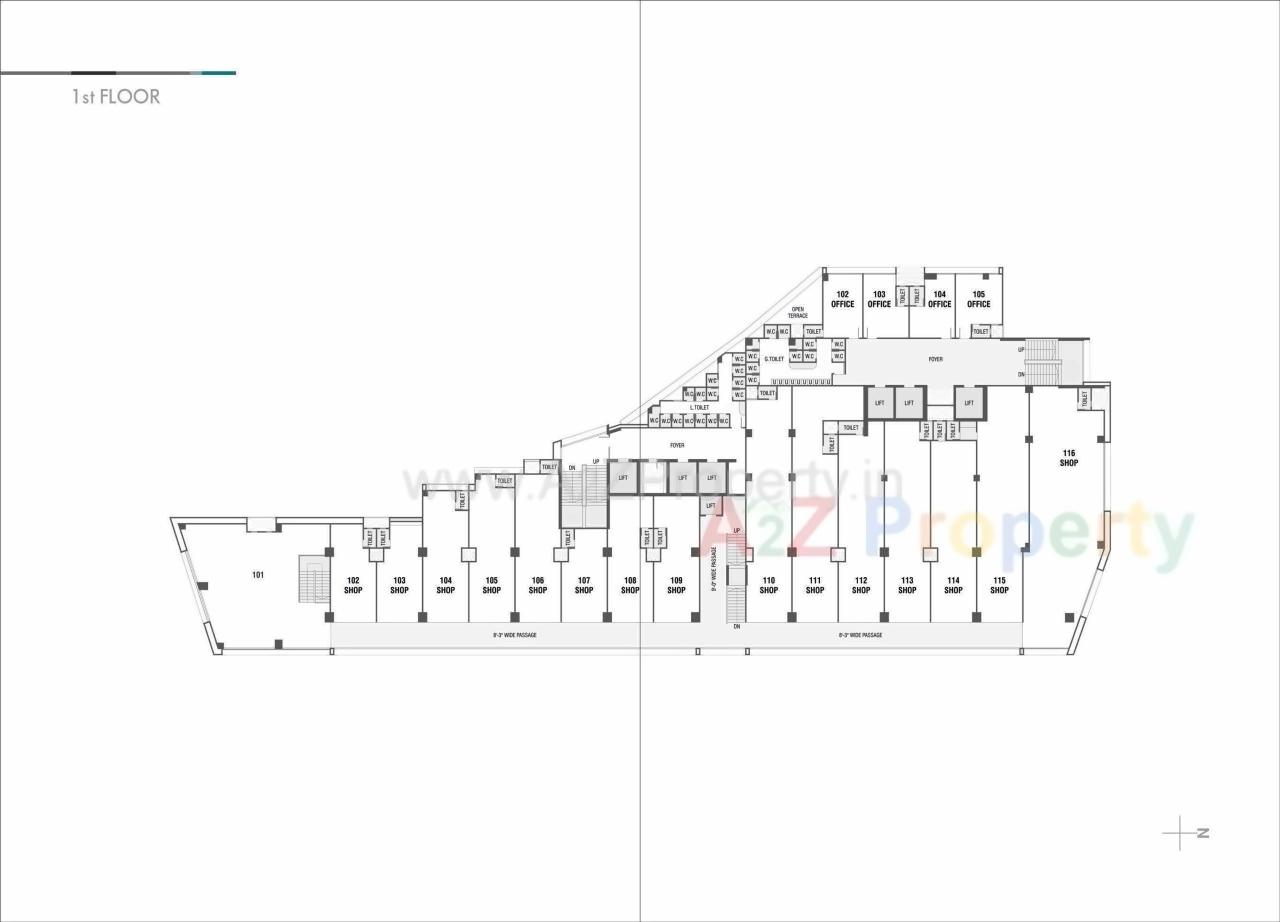 Layout of real estate project Shivalik Satyamev located at Ambli, Ahmedabad, Gujarat