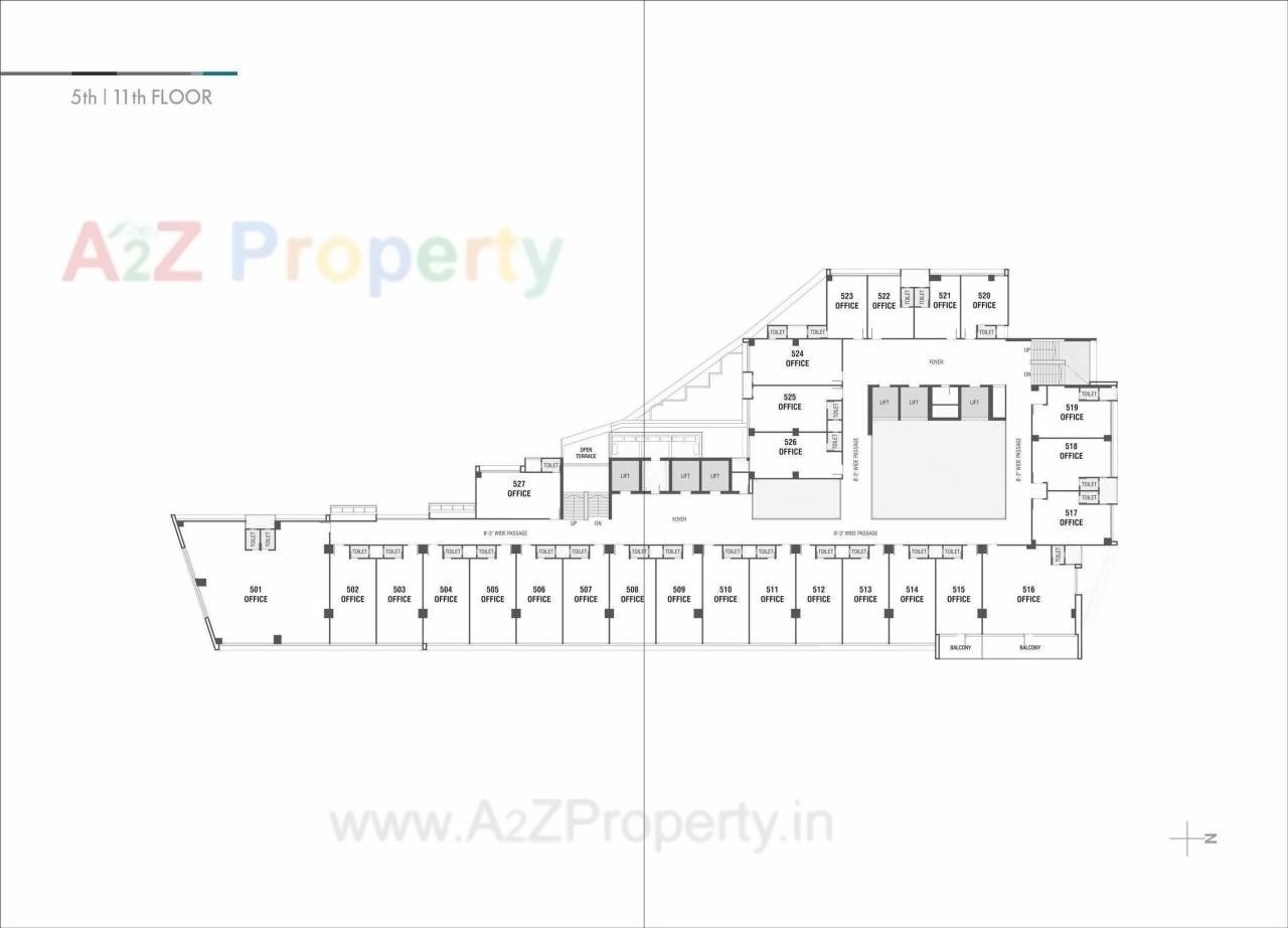 Layout of real estate project Shivalik Satyamev located at Ambli, Ahmedabad, Gujarat