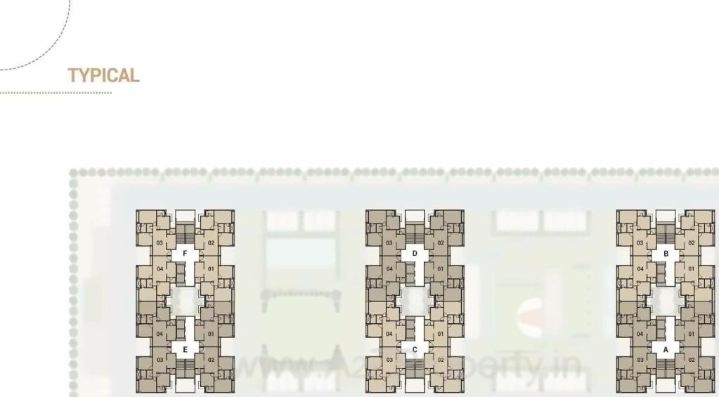 Layout of real estate project Shivalik Sharda Park View located at Shela, Ahmedabad, Gujarat