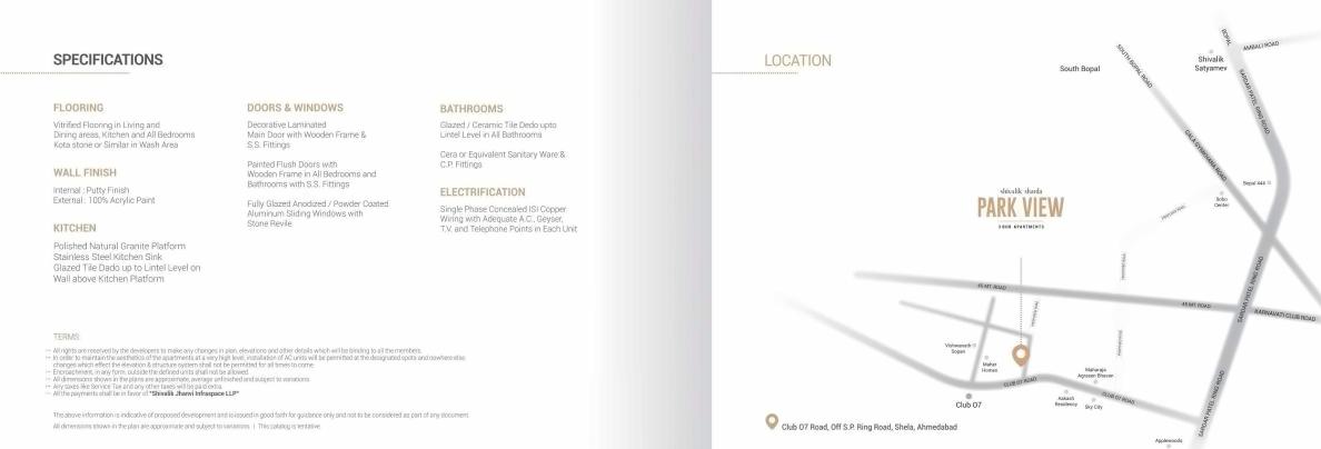  of real estate project Shivalik Sharda Park View located at Shela, Ahmedabad, Gujarat