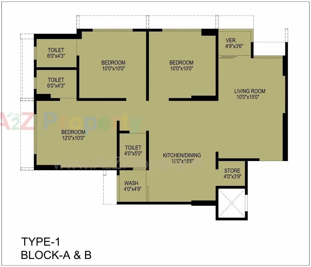 Layout of real estate project Shivalik Sharda Parkview located at Shela, Ahmedabad, Gujarat