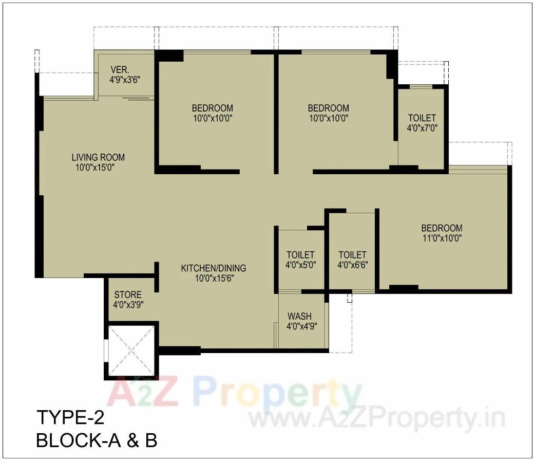 Layout of real estate project Shivalik Sharda Parkview located at Shela, Ahmedabad, Gujarat