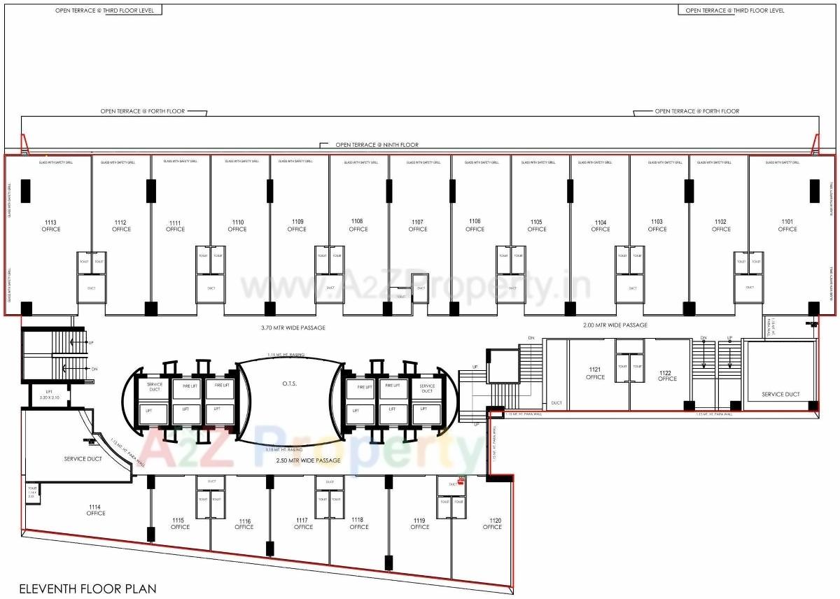 Layout of real estate project Shivalik Shilp Ii located at City, Ahmedabad, Gujarat