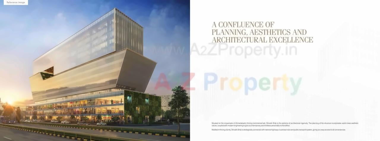 3D Elevation of real estate project Shivalik Shilp located at Makarba, Ahmedabad, Gujarat