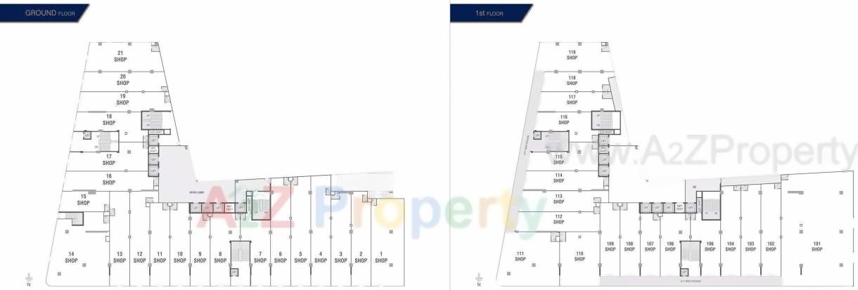 Layout of real estate project Shivalik Shilp located at Makarba, Ahmedabad, Gujarat