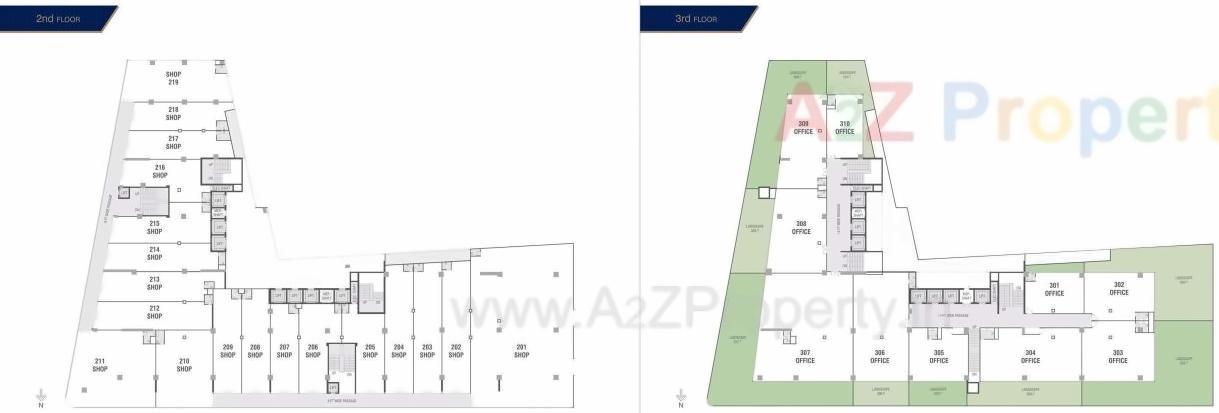 Layout of real estate project Shivalik Shilp located at Makarba, Ahmedabad, Gujarat