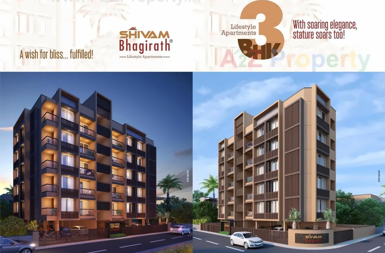 3D Elevation of real estate project Shivam Bhagirath located at Ahmedabad, Ahmedabad, Gujarat