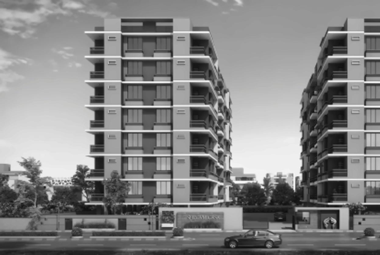 3D Elevation of real estate project Shivam Casa located at Nikol, Ahmedabad, Gujarat