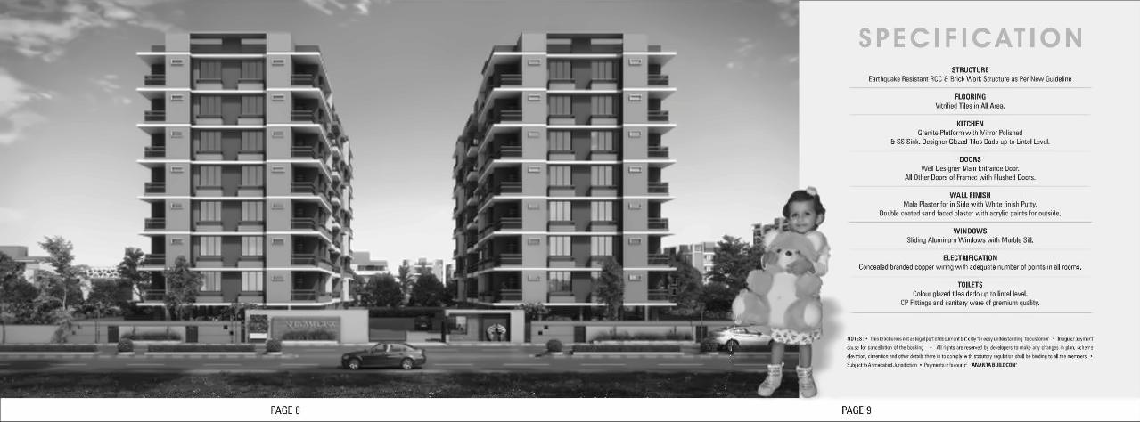 3D Elevation of real estate project Shivam Casa located at Nikol, Ahmedabad, Gujarat