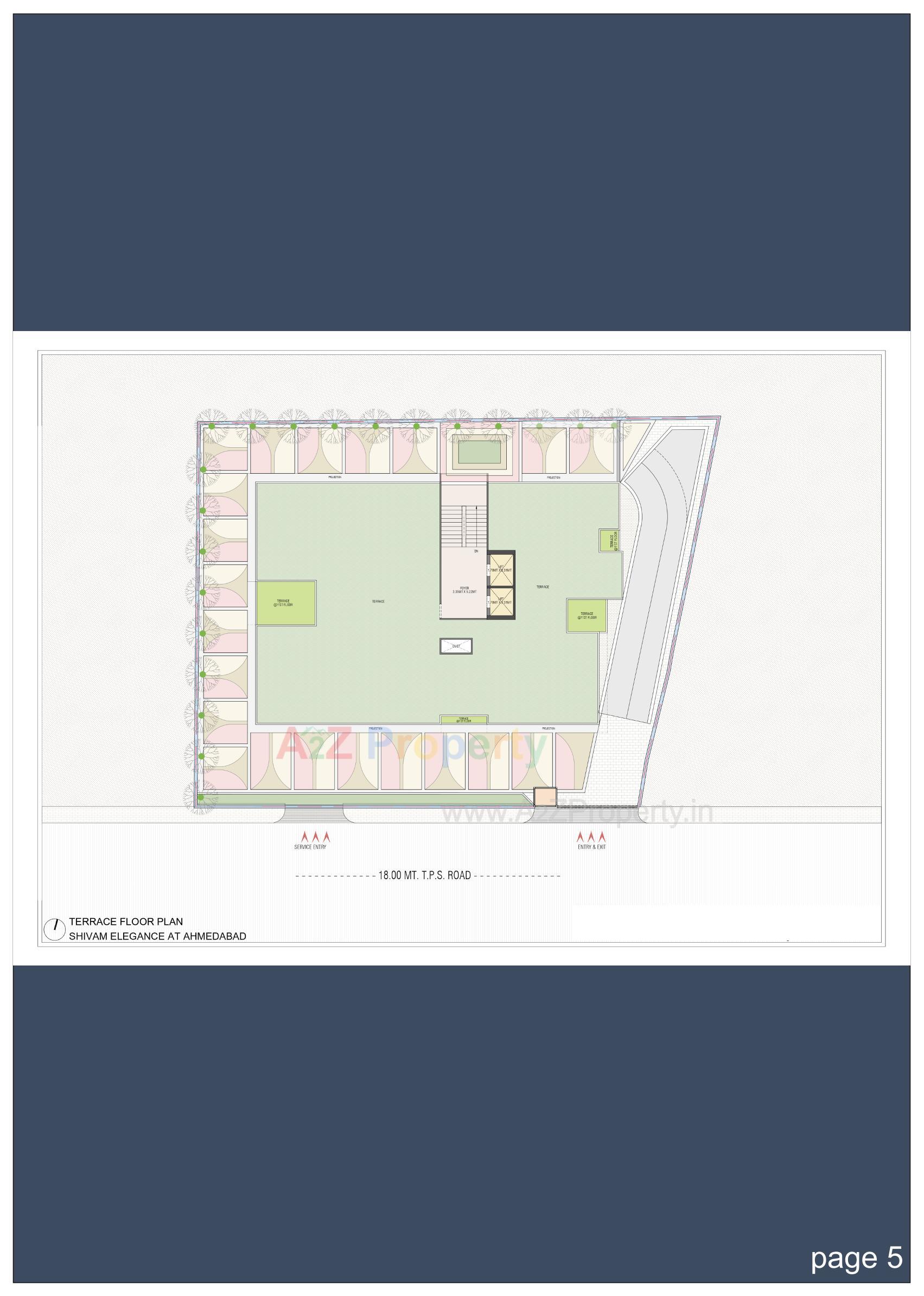 Layout of real estate project Shivam Elegance located at Memnagar, Ahmedabad, Gujarat