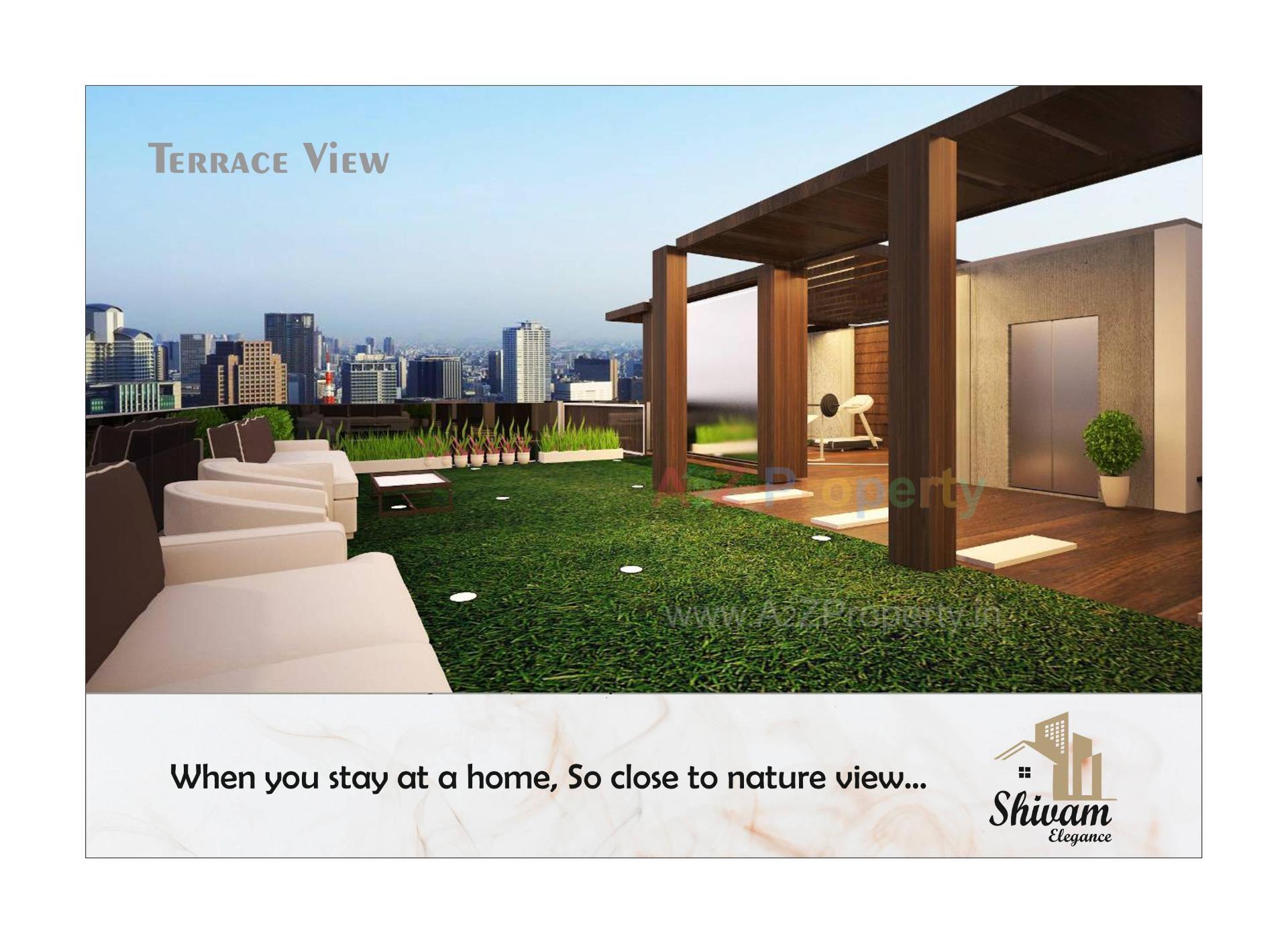 3D Elevation of real estate project Shivam Elegance located at Vinzol, Ahmedabad, Gujarat