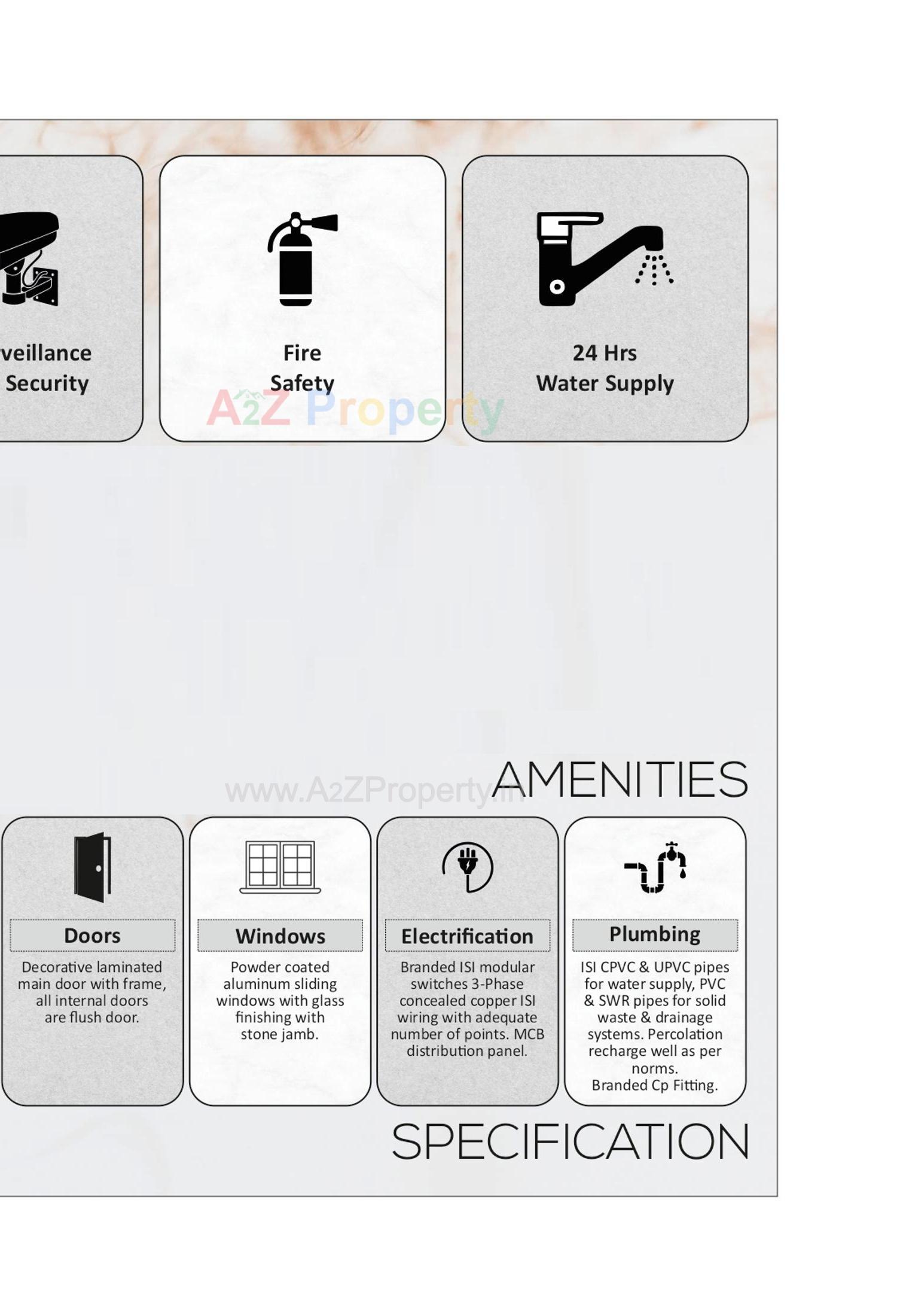 Layout of real estate project Shivam Elegance located at Vinzol, Ahmedabad, Gujarat