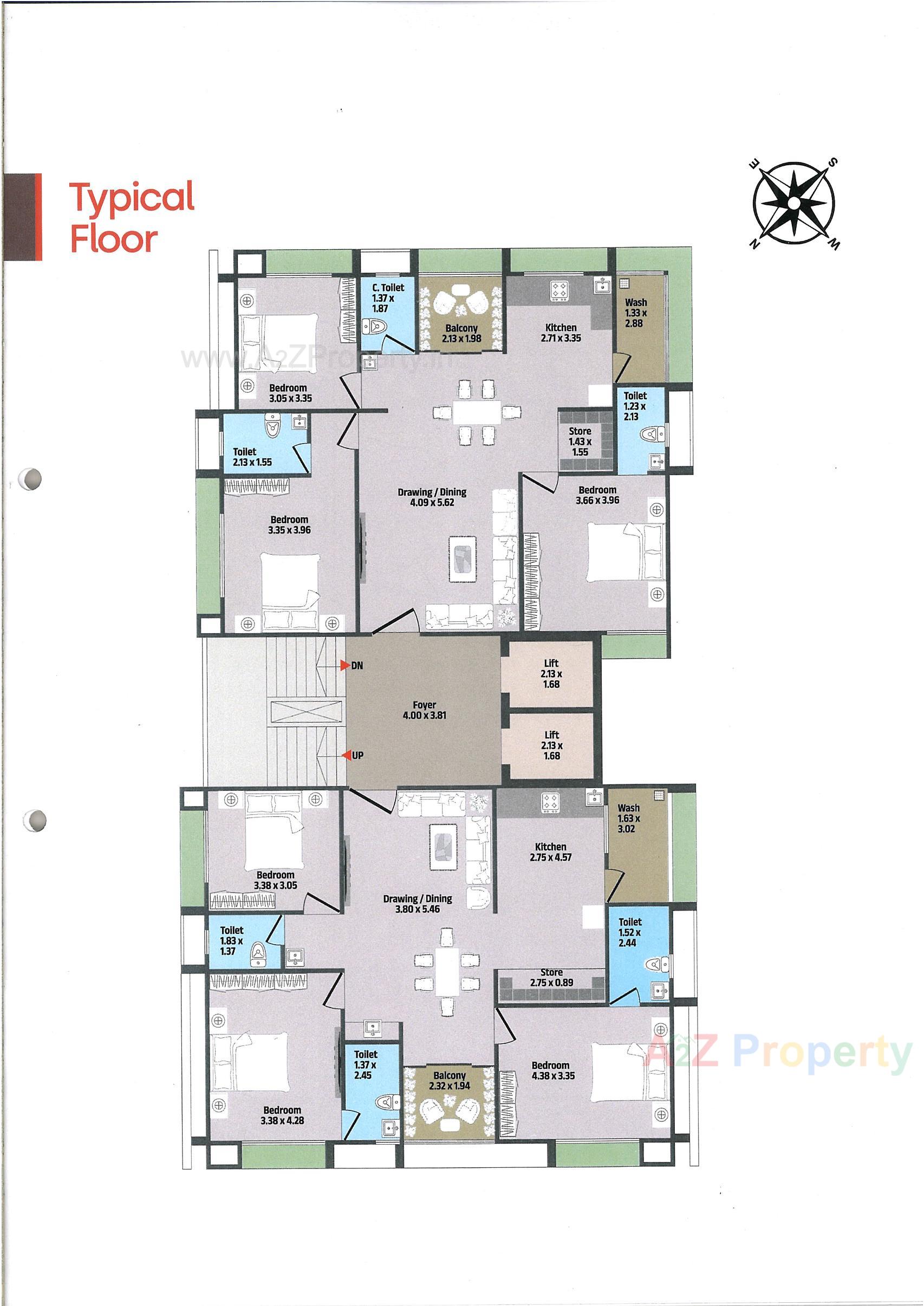 Layout of real estate project Shivam Elite located at Rajpur-hirpur, Ahmedabad, Gujarat