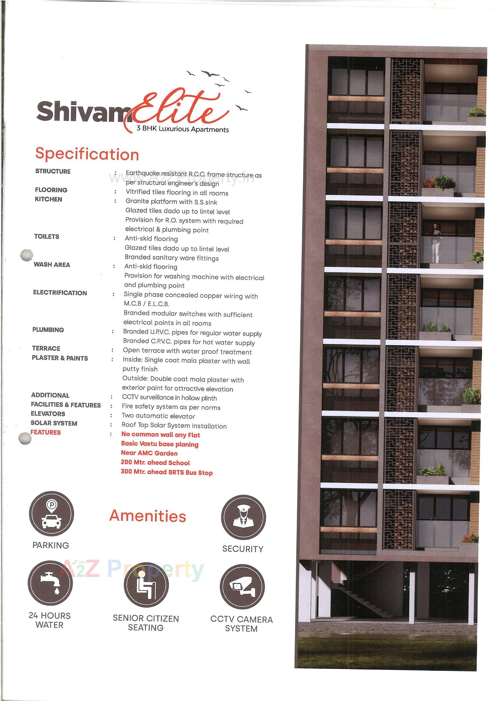  of real estate project Shivam Elite located at Rajpur-hirpur, Ahmedabad, Gujarat