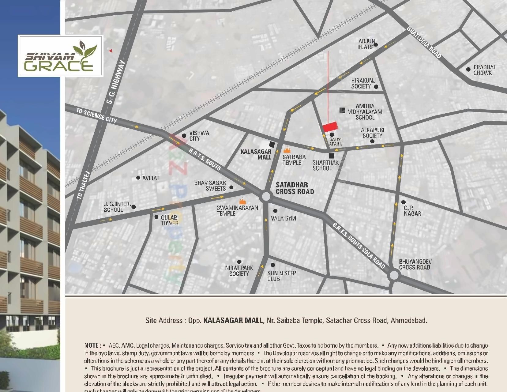  of real estate project Shivam Grace located at Ghatlodia, Ahmedabad, Gujarat