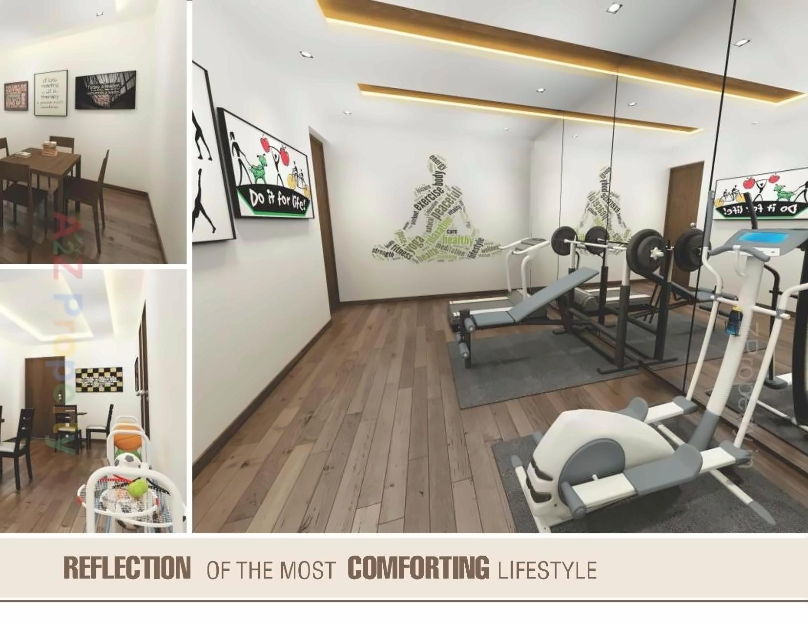 3D Elevation of real estate project Shivam Grace located at Ghatlodia, Ahmedabad, Gujarat