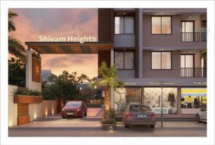 Elevation of real estate project Shivam Heights located at Laxmipura, Ahmedabad, Gujarat