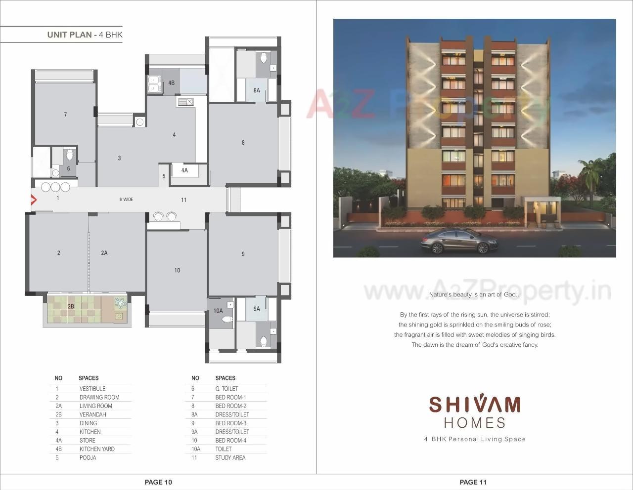 Layout of real estate project Shivam Homes located at Sola, Ahmedabad, Gujarat